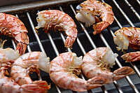 Schloss_Vollrads_Gambas auf Grill