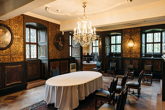 Schloss_Vollrads_Herrenhaus_Ledertapetenzimmer