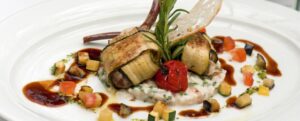 Internationale Küche im Schlossrestaurant.