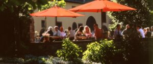 Stilvolles Ambiente auf Hofterrasse